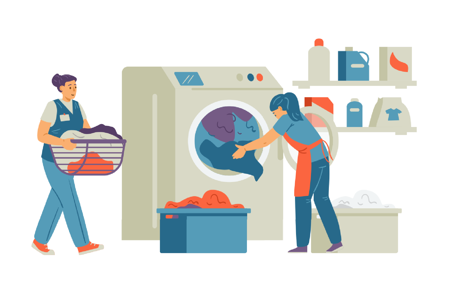 Laundry Service Workers 2 Shutterstock 2086979623