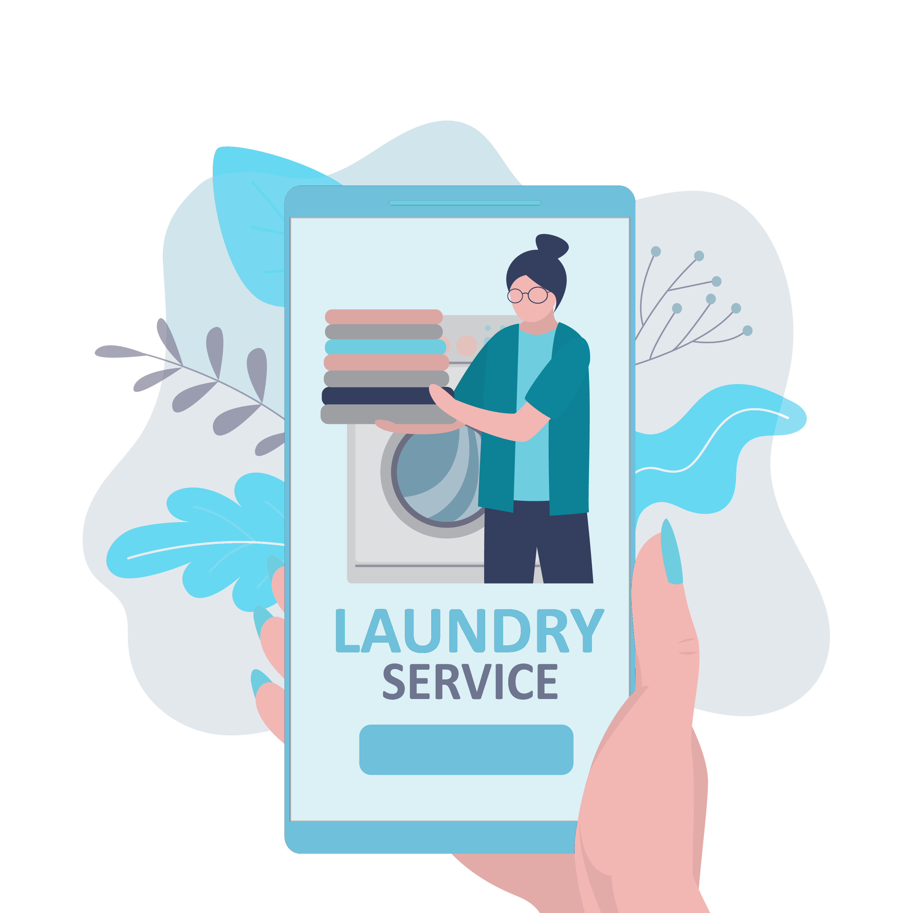 Phone Service Light Blue Shutterstock 2033672555