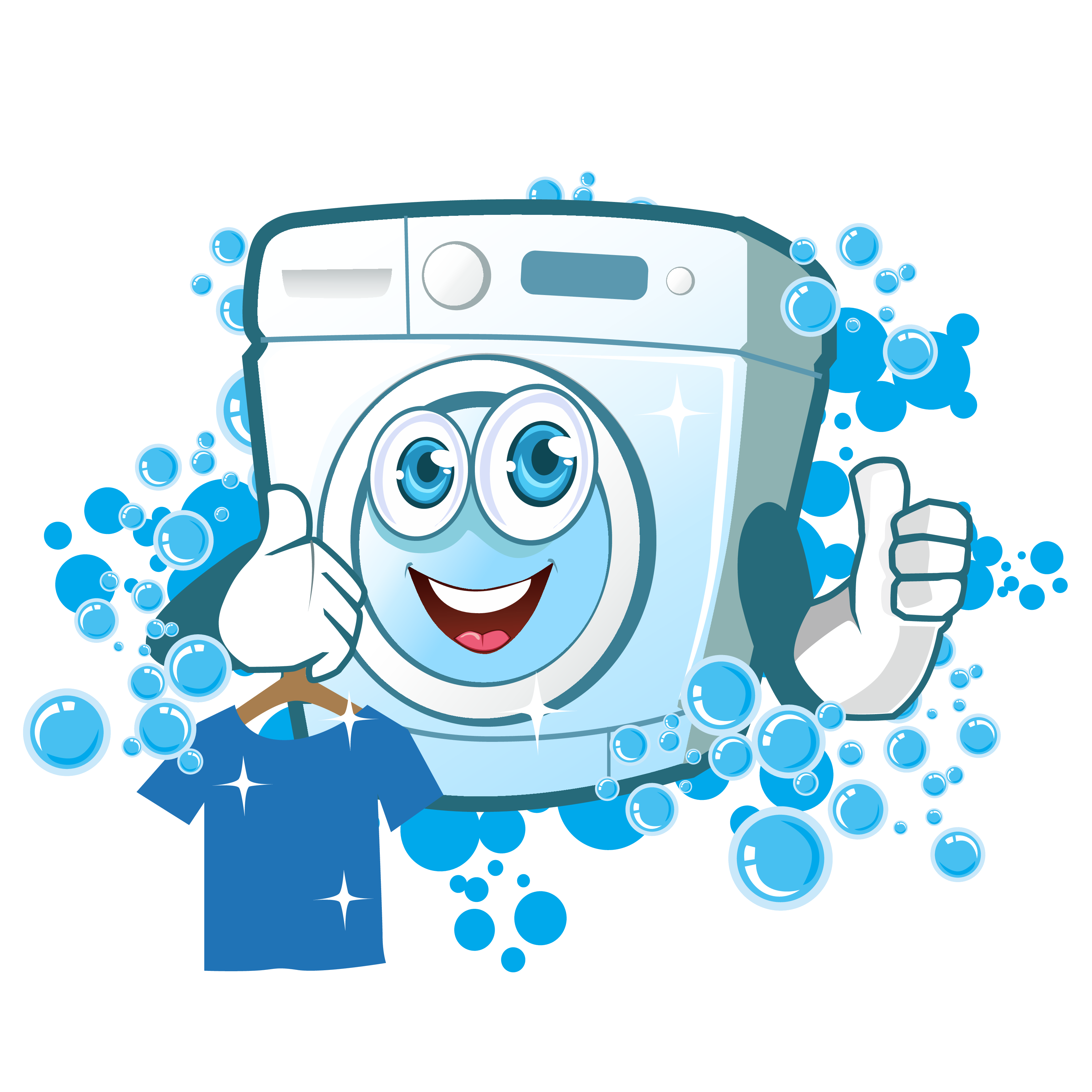 Washing Machine Mascot Shutterstock 1879349020